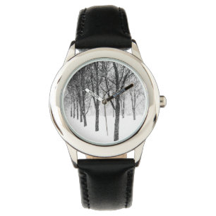 wie ich Seite an Seite mit Bäumen Armbanduhr