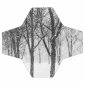 wie ich Seite an Seite mit Bäumen Fußball (Flach)