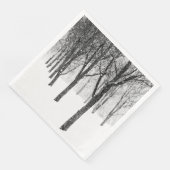 wie ich Seite an Seite mit Bäumen Serviette (Ecke)