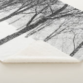 wie ich Seite an Seite mit Bäumen Sherpadecke (3/4)