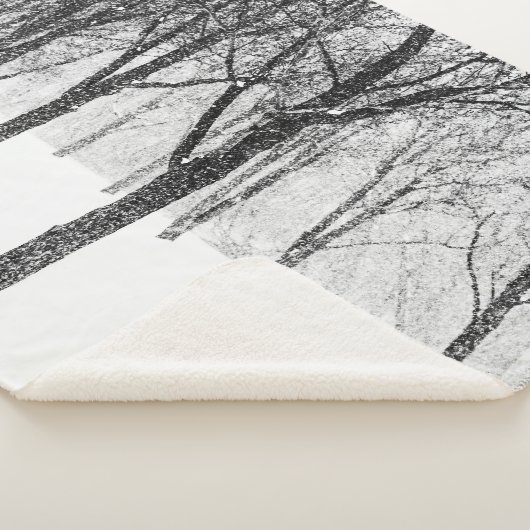 wie ich Seite an Seite mit Bäumen Sherpadecke (3/4)