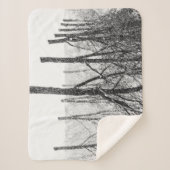 wie ich Seite an Seite mit Bäumen Sherpadecke (Vorderseite)