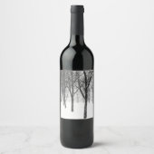 wie ich Seite an Seite mit Bäumen Weinetikett (Vorderseite)