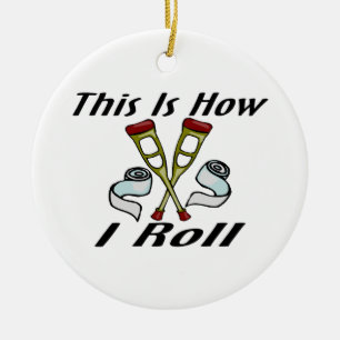 Wie ich verletzt rolle keramikornament