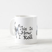 Wie ich Wanderer rolle Kaffeetasse (Vorderseite Links)