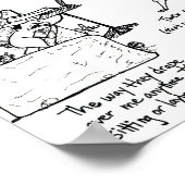 Wie ich weiß, dass meine Mops mich Liebe haben Poster (Ecke)