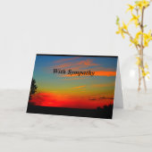 Wie Ihr Liebes wird in den Himmel Beileid empfange Karte (Gelbe Blume)