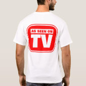 Wie im Fernsehen gesehen - individuell angepasst T-Shirt (Rückseite)
