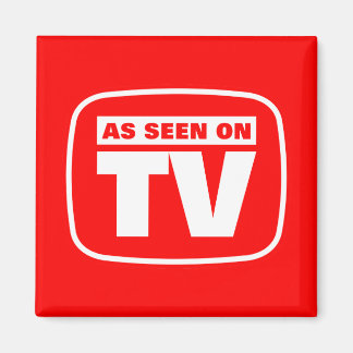 Wie im Fernsehen zu sehen Magnet