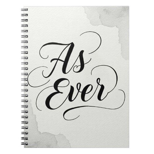 Wie immer notizblock (Vorderseite)