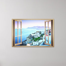 Wie in Santorini, Griechenland, Canvas Print Leinwanddruck