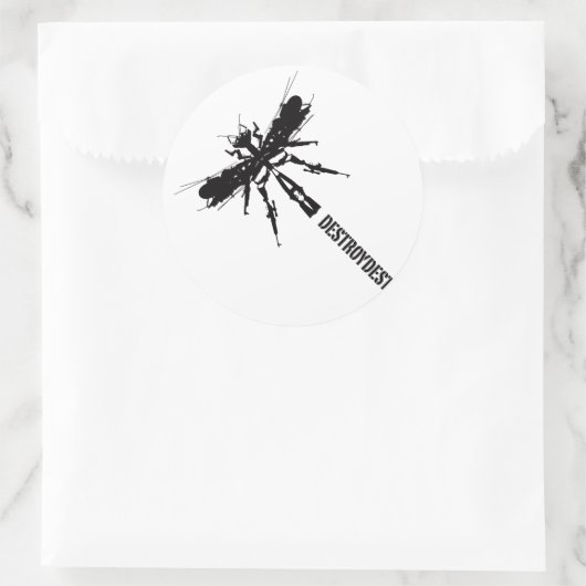 Wie Insekten 5 Runder Aufkleber (Tasche)