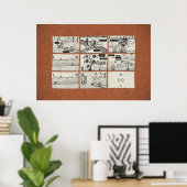 Wie Internet funktioniert Poster (Heimbüro)