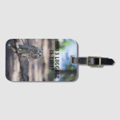 Wie ist das Gepäck? Große Hornschale Gepäckanhänger (Vorderseite (Horizontal))