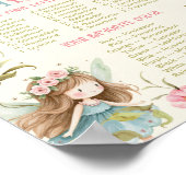 Wie ist dein Feenname Fairy Bright Geburtstag Poster (Ecke)