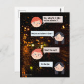 Wie ist es, Atheist zu sein? Postkarte (Vorne/Hinten)