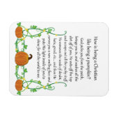 Wie ist es Christlich, ein Kürbis zu sein? Magnet (Horizontal)