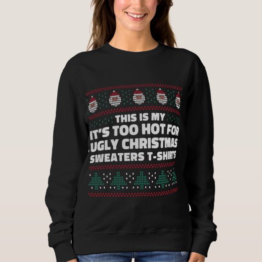 WIE IST ES FÜR UGLY CHRISTMAS SWEATER? SWEATSHIRT (Vorderseite)