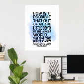 Wie ist es möglich, dass das von allen kleinen Jun Poster (Heimbüro)