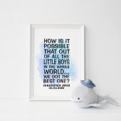 Wie ist es möglich, dass das von allen kleinen Jun Poster