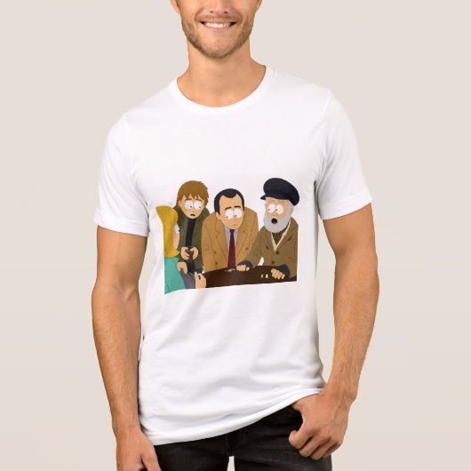 "Wie ist Ihr Name" Tri-Blend Shirt (Vorderseite)