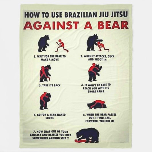 WIE IST JUDO ANZUWENDEN? FLEECEDECKE (Vorderseite)