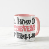 Wie ist Siebzig passiert? - Zwei-Tonen-Kaffee-Tass Tasse (VorderseiteRechts)