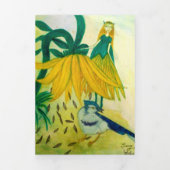 Wie Jay seine Jacke got Dreifach Gefaltete Urlaubskarte (Cover)