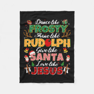 Wie Jesus Weihnachten Christliche religiöse Xma Fleecedecke