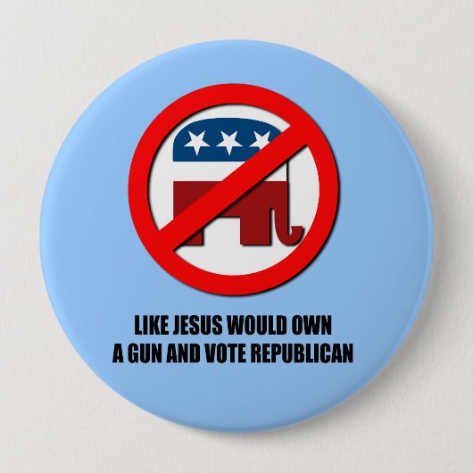 Wie Jesus würde ein Gewehr besitzen Button (Vorderseite)