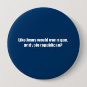 Wie Jesus würde Republikaner wählen Button (Vorderseite)