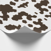 wie jetzt braune Kuh Geschenkpapier (Ecke)