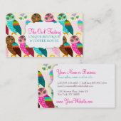 Wie jetzt kleine Eule? Visitenkarte (Vorne/Hinten)