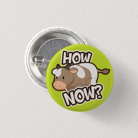 Wie jetzt? Knopf Button (Vorne & Hinten)