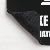 Wie Kaffee drei Leute lustig Mousepad (Ecke)