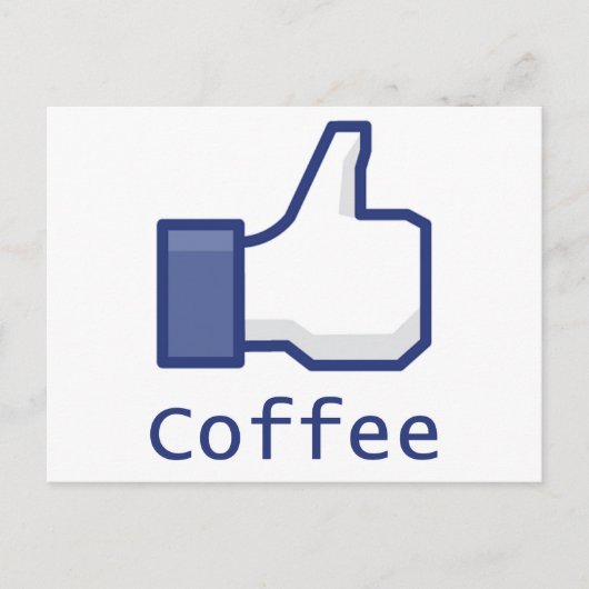 Wie Kaffee Postkarte (Vorderseite)