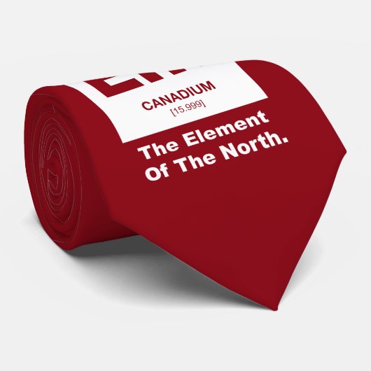 Wie? Kanadisches Element von Kanada Krawatte (Gerollt)