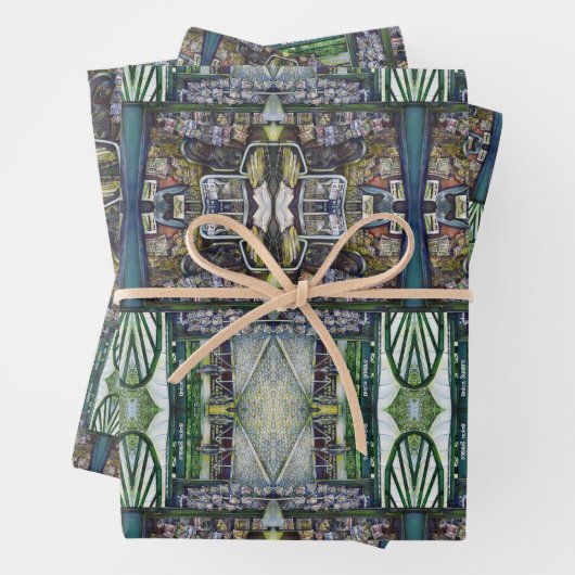 Wie kann ein Bild unfantasievoll sein? Geschenkpapier Set (Beispiel)