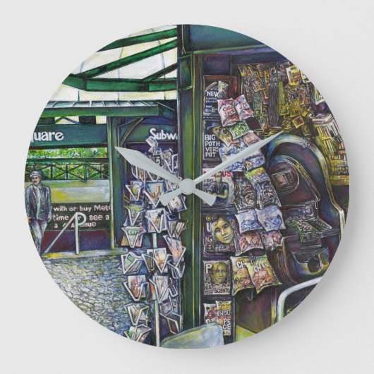 Wie kann ein Bild unfantasievoll sein? Große Wanduhr (Vorderseite)