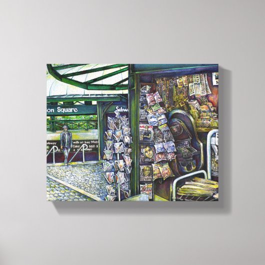 Wie kann ein Bild unfantasievoll sein? Leinwanddruck (Vorderseite)