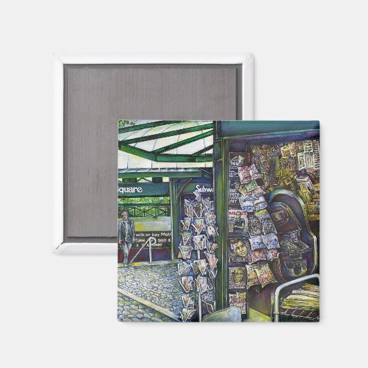 Wie kann ein Bild unfantasievoll sein? Magnet (Vorderseite/Rückseite)