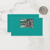 Wie kann ein Bild unfantasievoll sein? Mitteilungskarte (Vorderseite/Rückseite Beispiel)