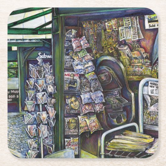 Wie kann ein Bild unfantasievoll sein? Rechteckiger Pappuntersetzer (Vorderseite)