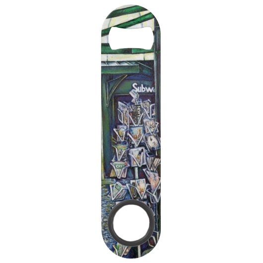 Wie kann ein Bild unfantasievoll sein? Speed Flaschenöffner (Vorderseite)