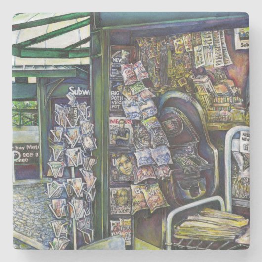 Wie kann ein Bild unfantasievoll sein? Steinuntersetzer (Vorderseite)