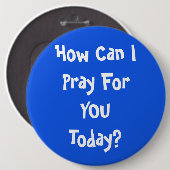 Wie kann ich für Sie beten? Button (Vorne & Hinten)