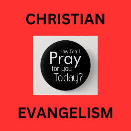 Wie kann ich für SIE beten? Christlich Button