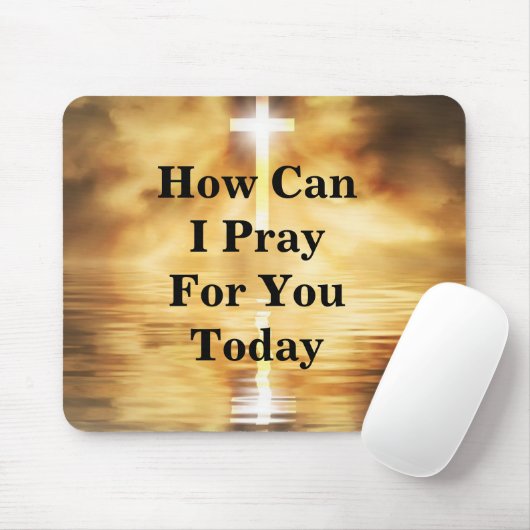 Wie kann ich heute für dich beten? mousepad (Mit Mouse)