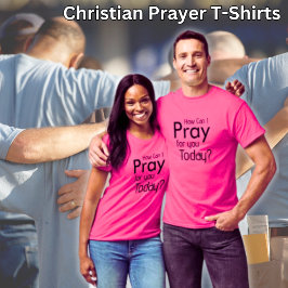 Wie kann ich heute für dich beten? Rosa T - Shirt