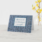 Wie kann ich Ihnen genug Karte danken? (Gelbe Blume)